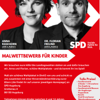 Plakat zum Malwettbewerb