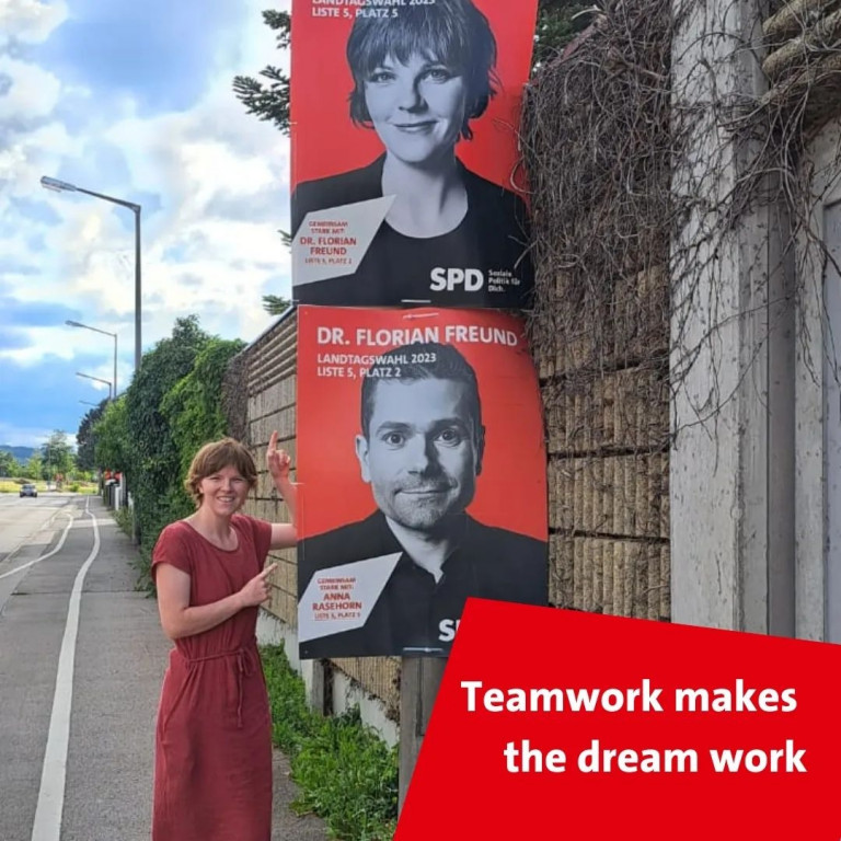 Die heißte Wahlkampfphase hat begonnen - seit dem 30. Juli hängen in Augsburg nun die Plakate.
